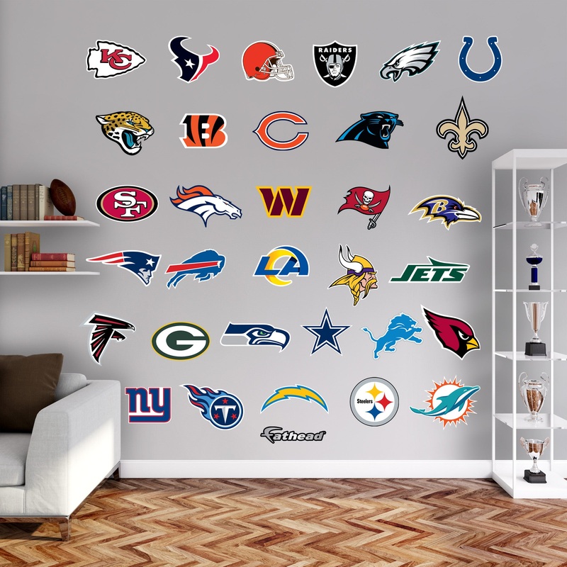 NFL Teams – RealBig Logo Collection – Official NFL – Reusable Vinyl Wall Decals #2