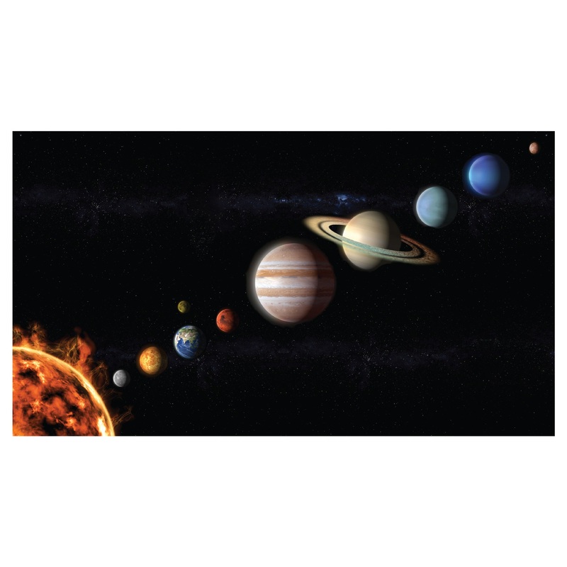Planets:  Alignment Mural        –   Removable     Adhesive Decal