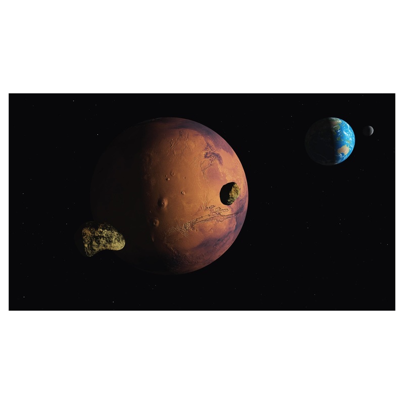 Planets:  Close-Up Mural        –   Removable     Adhesive Decal