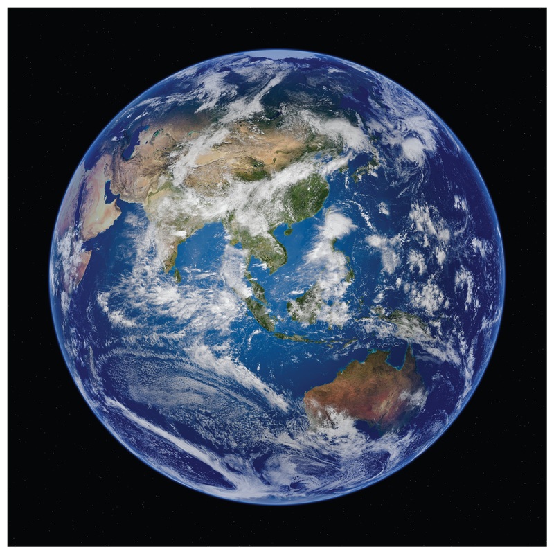 Planets: Earth Mural        –   Removable     Adhesive Decal