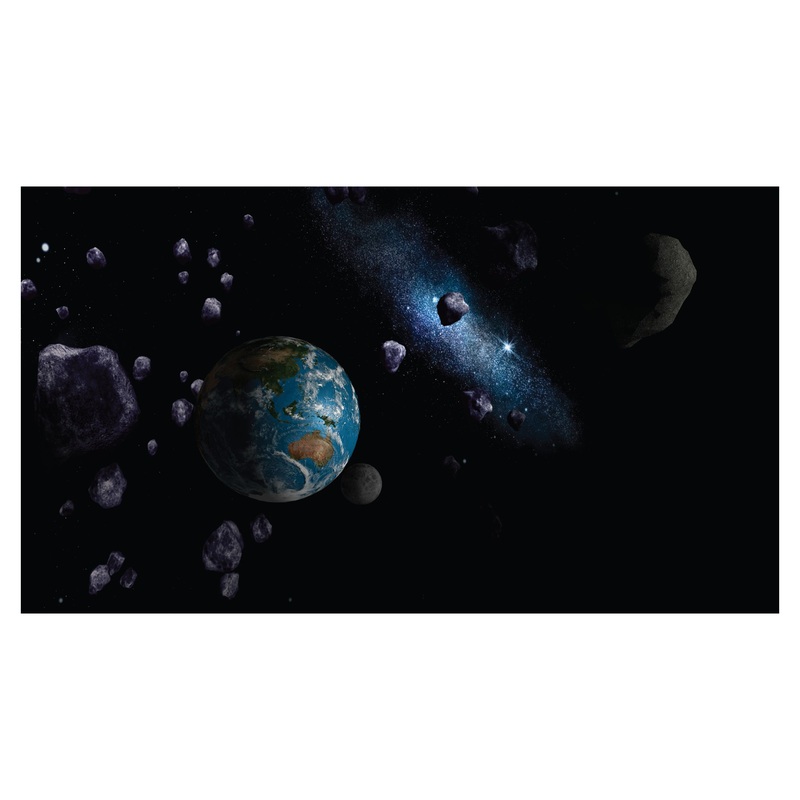 Planets:  Shadows Mural        –   Removable     Adhesive Decal