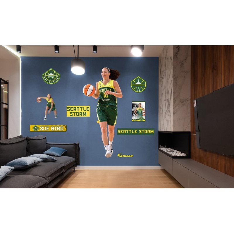 Sue Bird – RealBig Collection – Official WNBA – Seattle Storm – Reusable Vinyl Wall Decals
