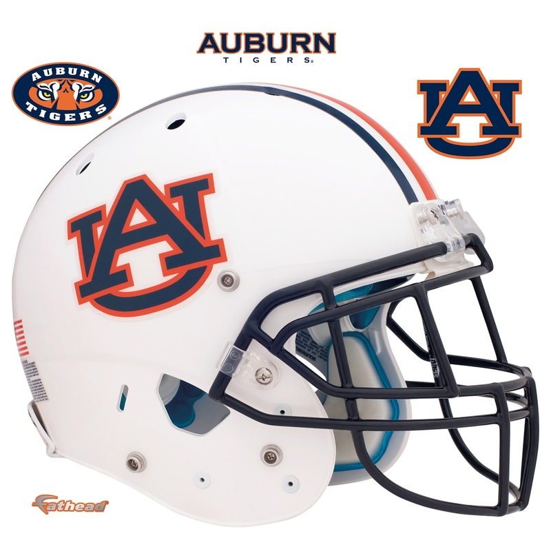 Auburn Tigers – RealBig Helmet Collection – Official NCAA – Auburn University – Reusable Vinyl Wall Decals
