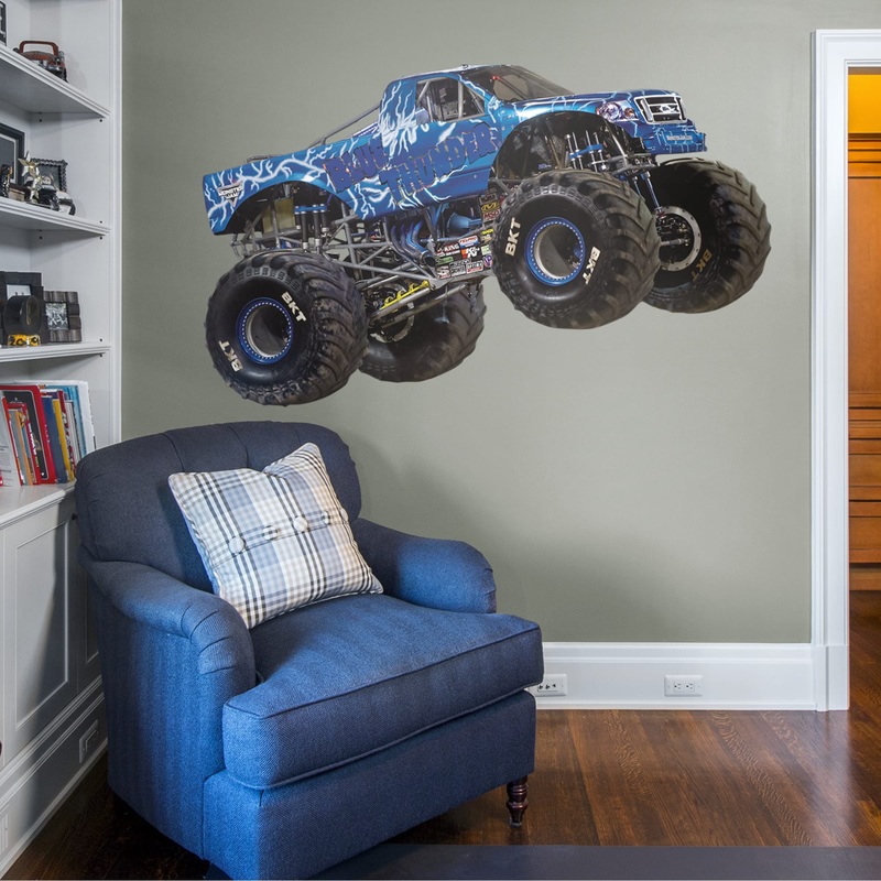 Blue Thunder – RealBig Collection – Official Monster Jam – Reusable Vinyl Wall Decals
