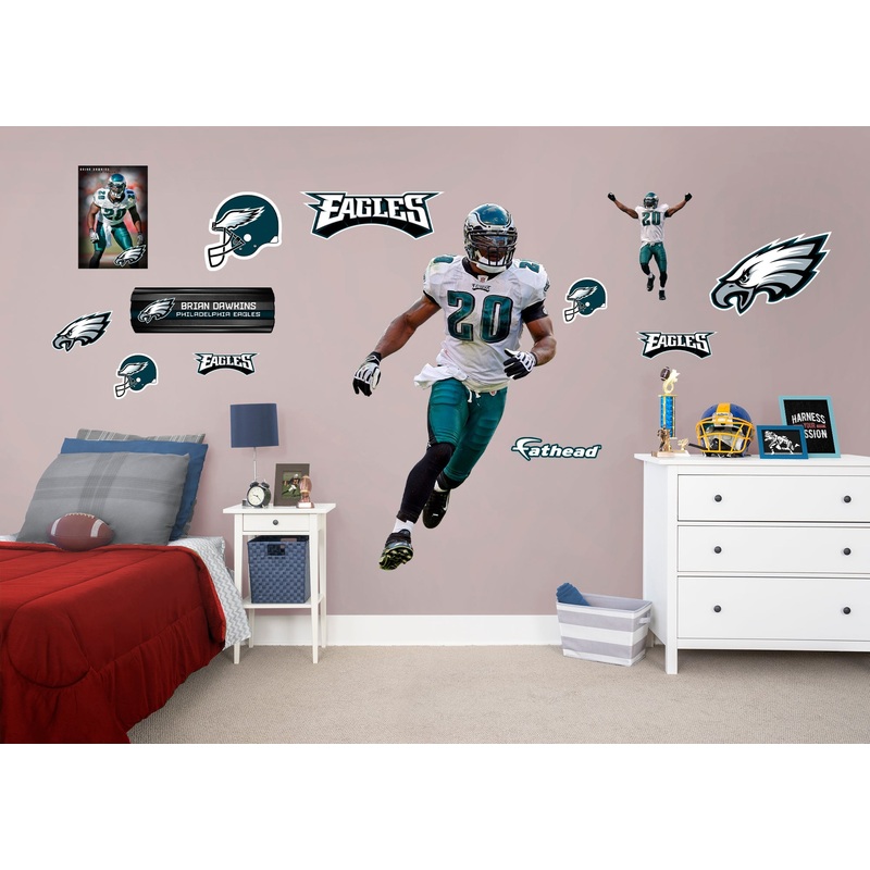 Brian Dawkins – RealBig Legend Collection – Official NFL – Philadelphia Eagles – Reusable Vinyl Wall Decals