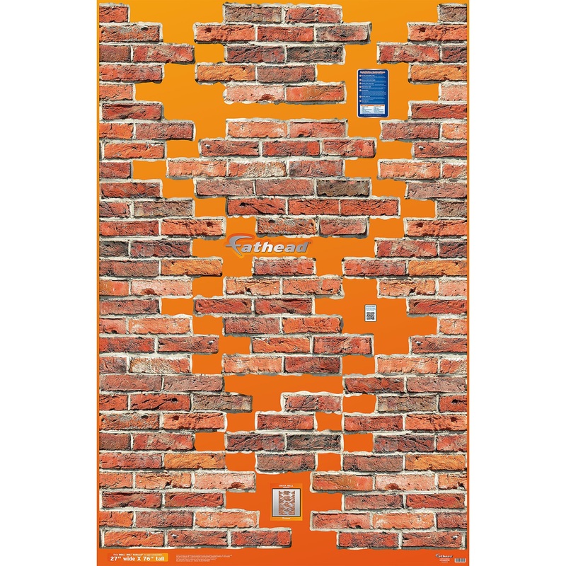 Brick Wall Vertical Accents        –   Removable     Adhesive Decal