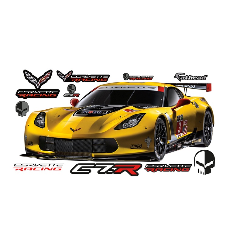Chevrolet: Corvette C7R         – Officially Licensed General Motors Removable     Adhesive Decal