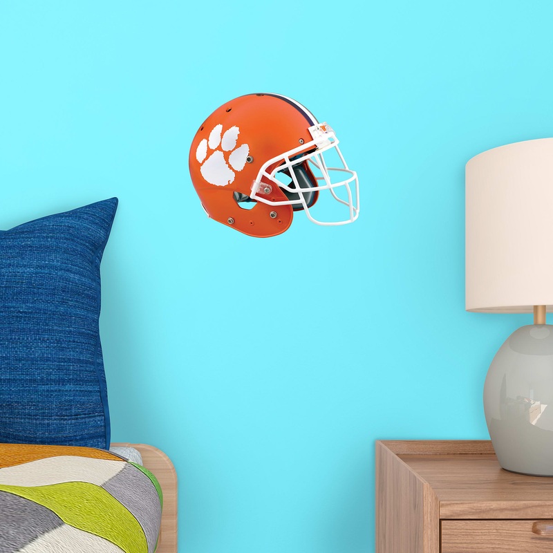Clemson Tigers – RealBig Helmet Collection – Official NCAA – Clemson University – Reusable Vinyl Wall Decals