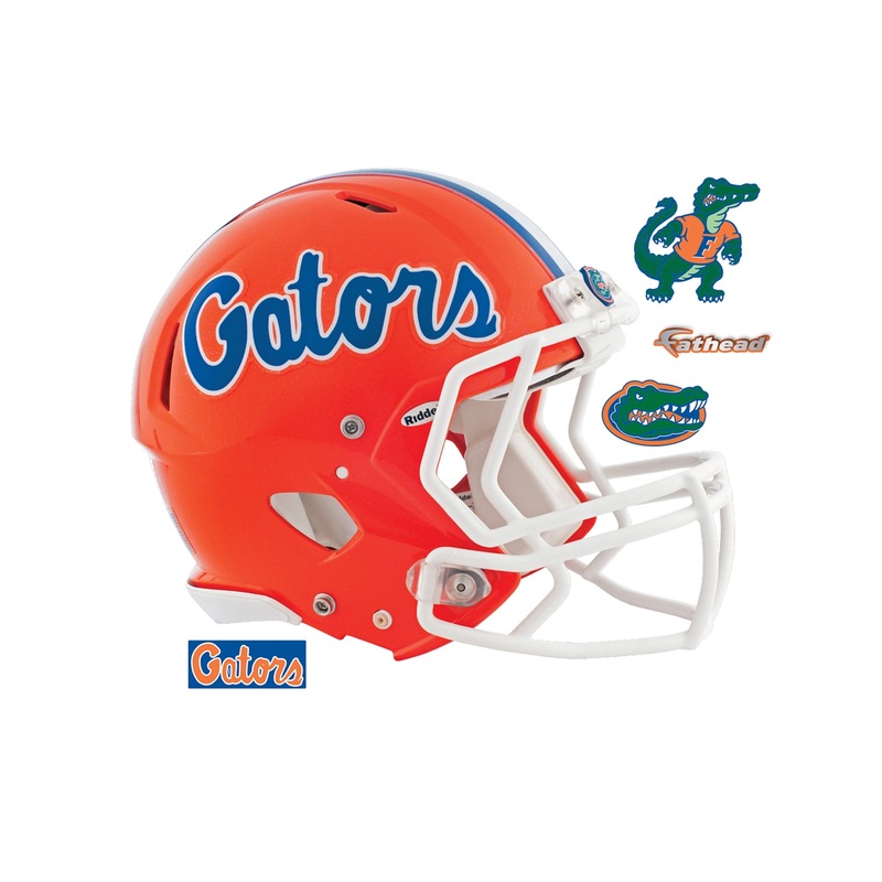 Florida Gators – RealBig Helmet Collection – Official NCAA – University of Florida – Reusable Vinyl Wall Decals