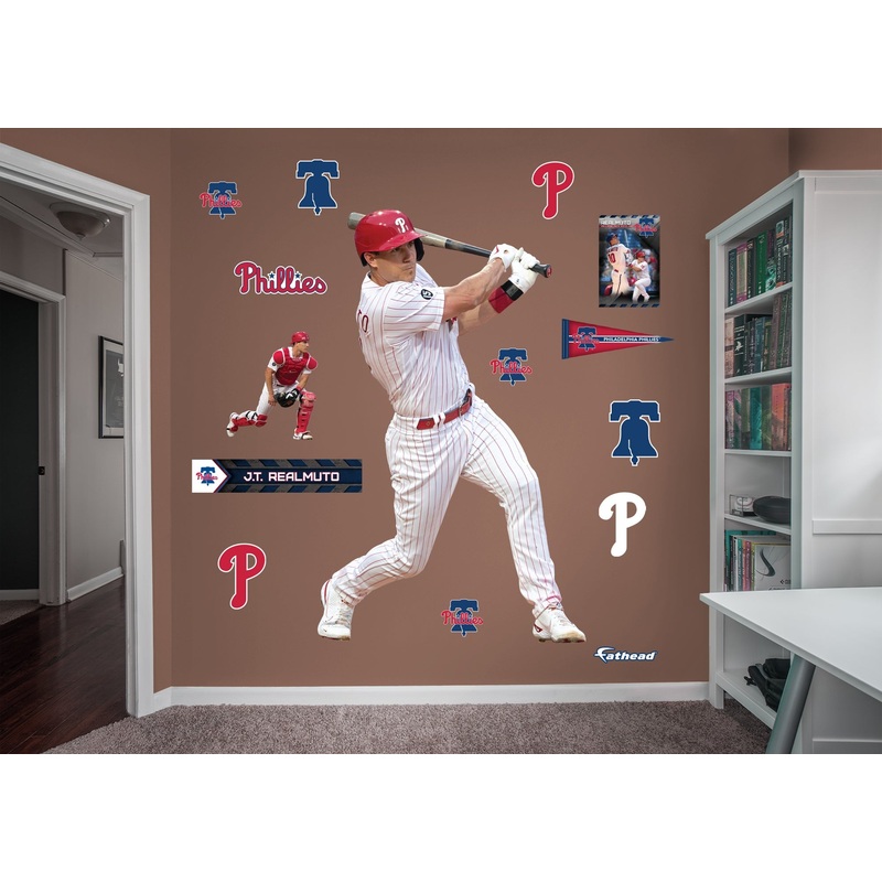 J.T. Realmuto – RealBig Collection – Official MLB – Philadelphia Phillies – Reusable Vinyl Wall Decals
