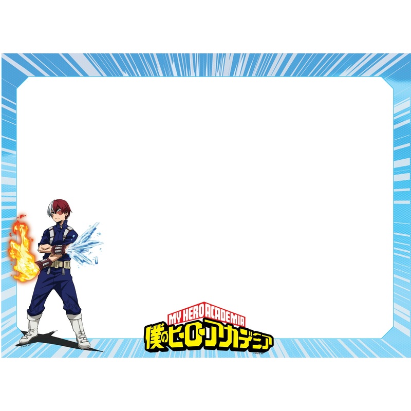 My Hero Academia – Todoroki – Dry Erase – Official Funimation – Reusable Vinyl Wall Decal