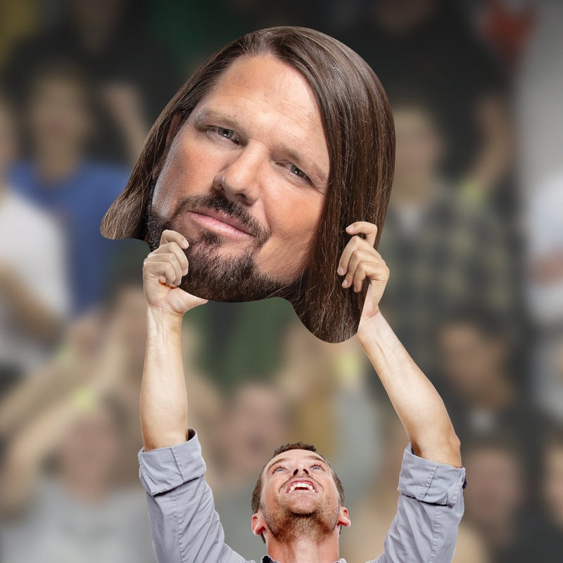 AJ Styles – Big Head – Official WWE – WWE – Foam Core Cutout