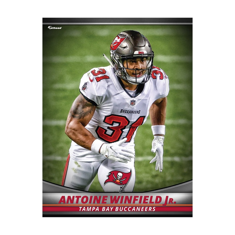 Antoine Winfield Jr. – GameStars Series – Peel & Stick Poster – Official NFL – Tampa Bay Buccaneers – Reusable Vinyl Wall Decal