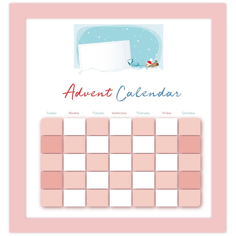 Calendars: All Pink Dry Erase – Removable Adhesive Decal
