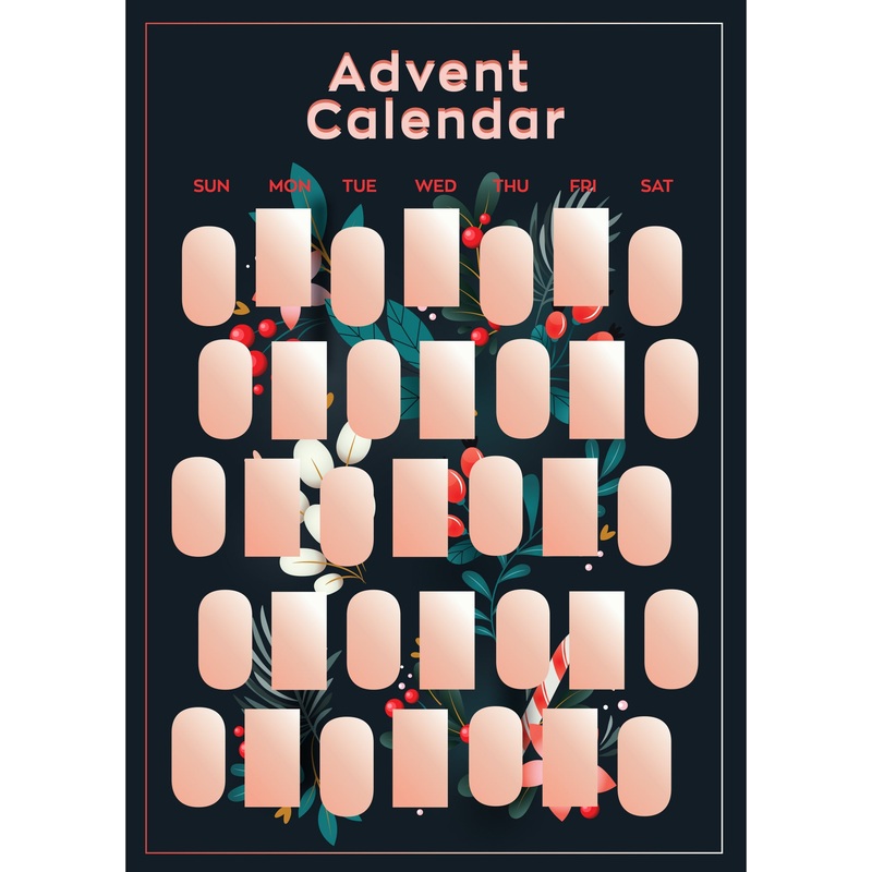 Calendars: Finally December Dry Erase – Removable Adhesive Decal