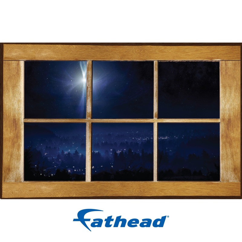 Christmas:  Lucky Star Instant Windows        –   Removable     Adhesive Decal