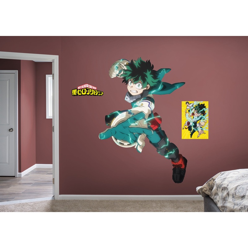 DEKU – My Hero Academia – RealBig Collection – Official Funimation – Reusable Vinyl Wall Decals