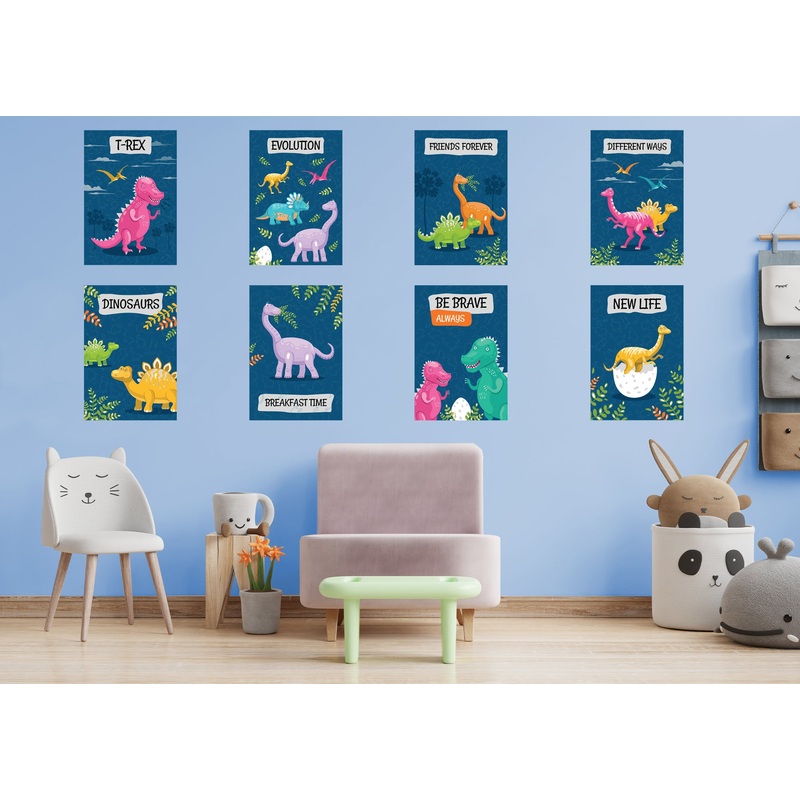 Dinosaur:  Evolution Collection        –   Removable     Adhesive Decal