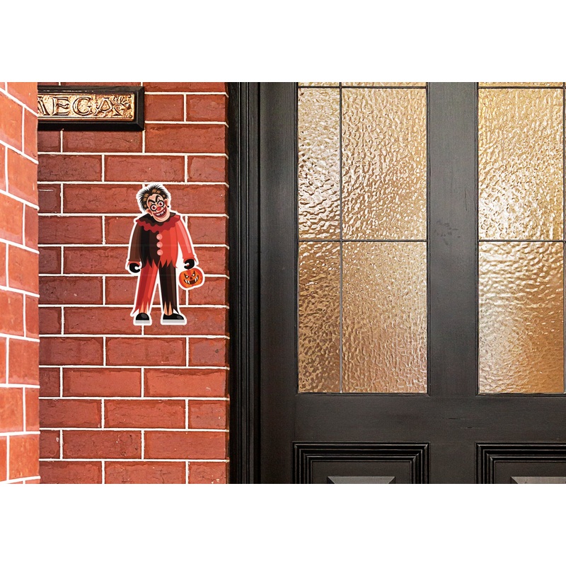 Halloween:  Clown with Pumpkin        –      Outdoor Graphic