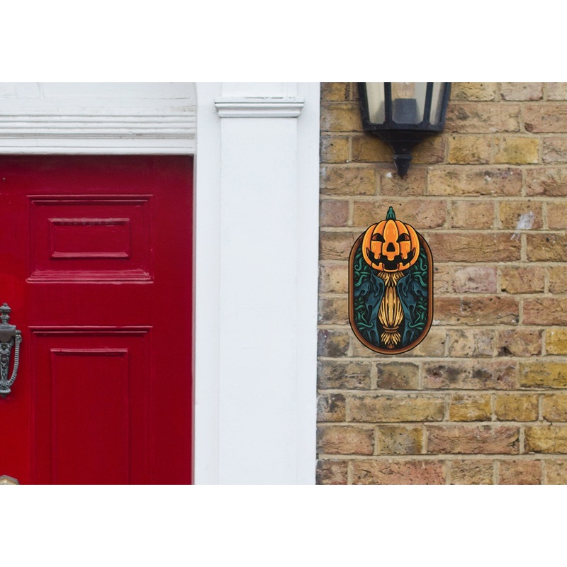 Halloween:  Pumpkin Scarecrow        –      Outdoor Graphic