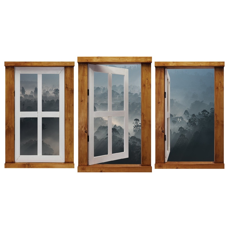 Halloween:  Sunlight Icon Instant Windows        –   Removable     Adhesive Decal