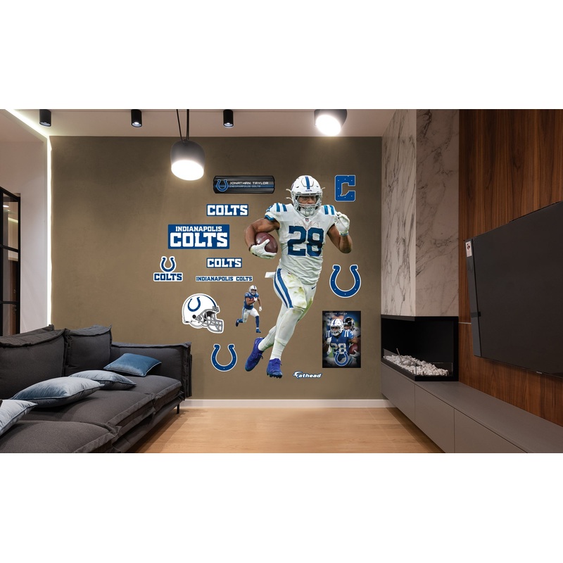 Jonathan Taylor – RealBig Collection – Official NFL – Indianapolis Colts – Reusable Vinyl Wall Decals #2