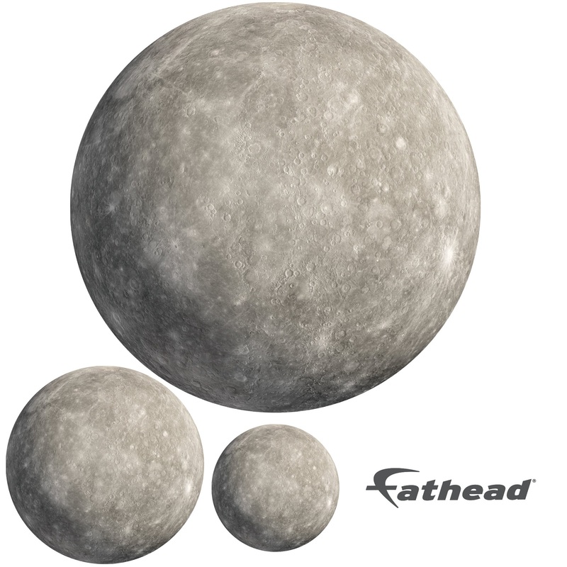 Planets: Mercury RealBig – Removable Adhesive Decal