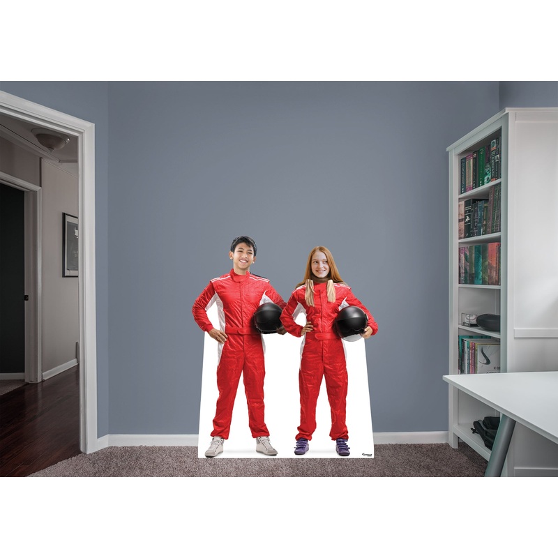 Sports: Auto Racing Champions Stand In Life-Size Foam Core Cutout – Stand Out