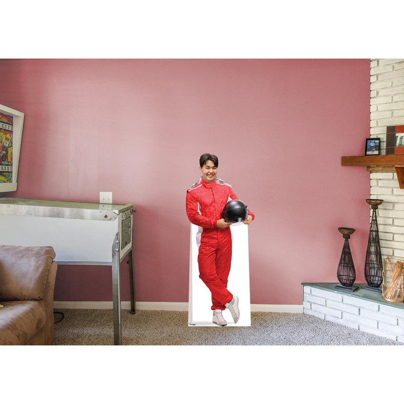 Sports: Auto Racing Stand In Life-Size Foam Core Cutout – Stand Out