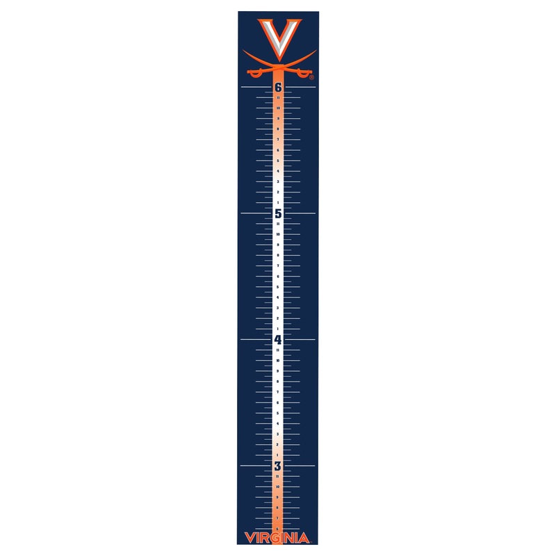 Virginia Cavaliers – Growth Chart – Official NCAA – Reusable Vinyl Wall Decal