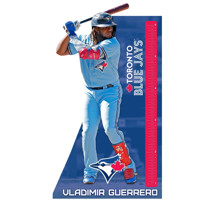 Vladimir Guerrero Jr. – Growth Chart – Official MLB – Toronto Blue Jays – Reusable Vinyl Wall Decal