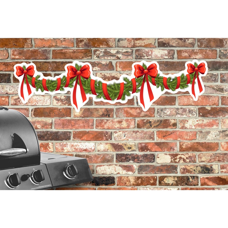 Christmas: Four Ribbons – Outdoor Graphic