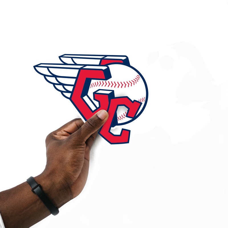 Cleveland Guardians – 5 Logo Minis (Mixed Sizes) – Official MLB – Reusable Vinyl Decals