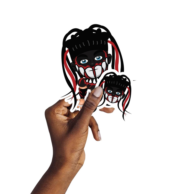 Finn Balor – 5 Minis (Mixed Sizes) – Official WWE – Reusable Vinyl Decals