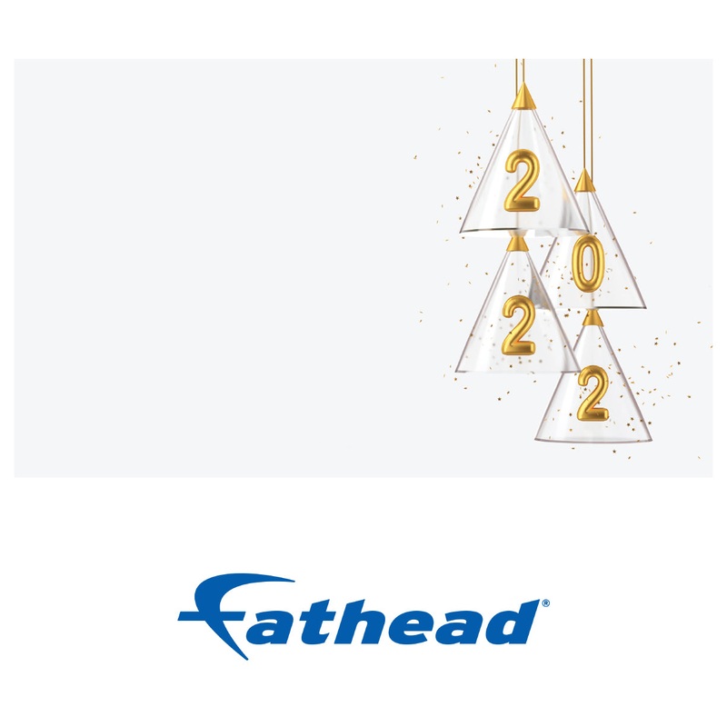 New Year: Festive Poster – Removable Adhesive Decal