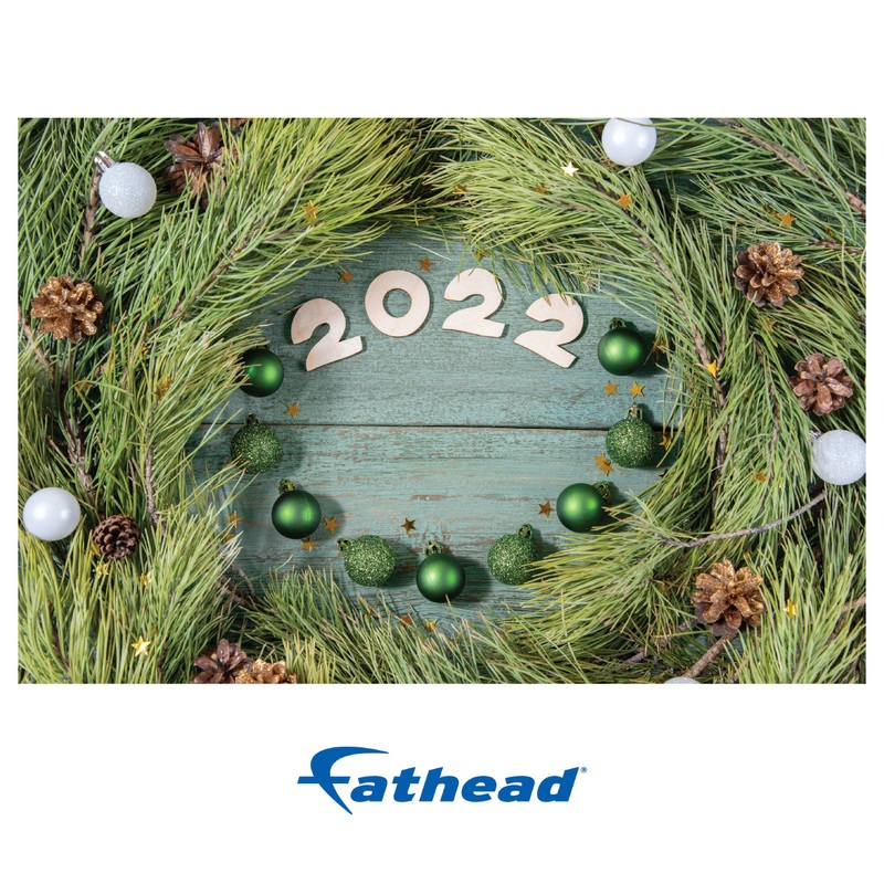 New Year: Greener 2022 Poster – Removable Adhesive Decal