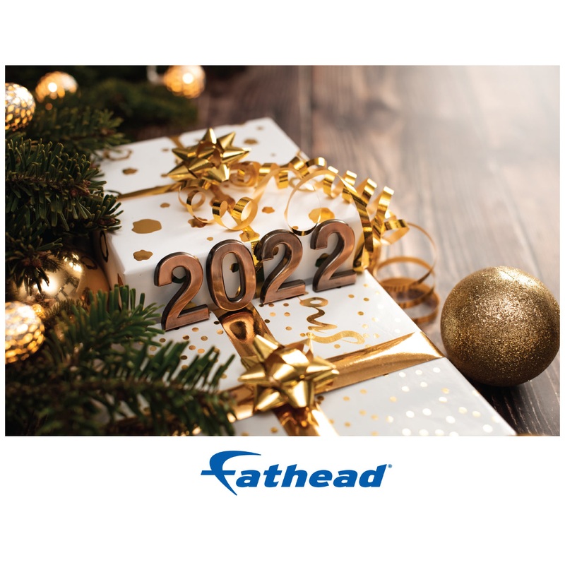 New Year: Hello 2022 Poster – Removable Adhesive Decal