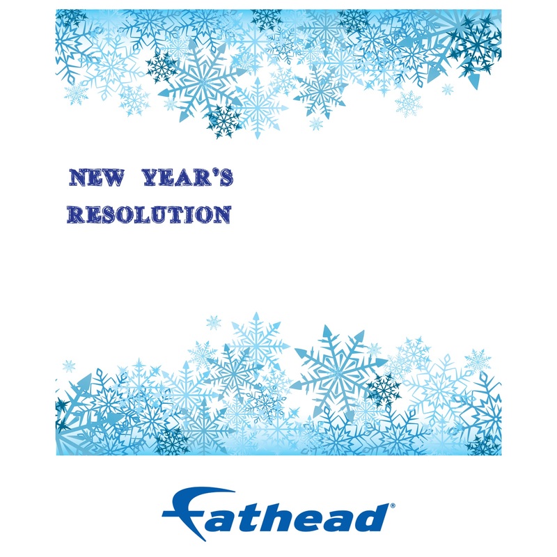 New Year: Icy Dry Erase – Removable Adhesive Decal