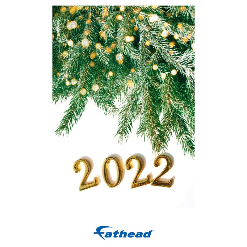 New Year: Magical 2022 Poster – Removable Adhesive Decal