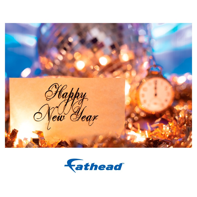 New Year: New Year’s Eve Poster – Removable Adhesive Decal