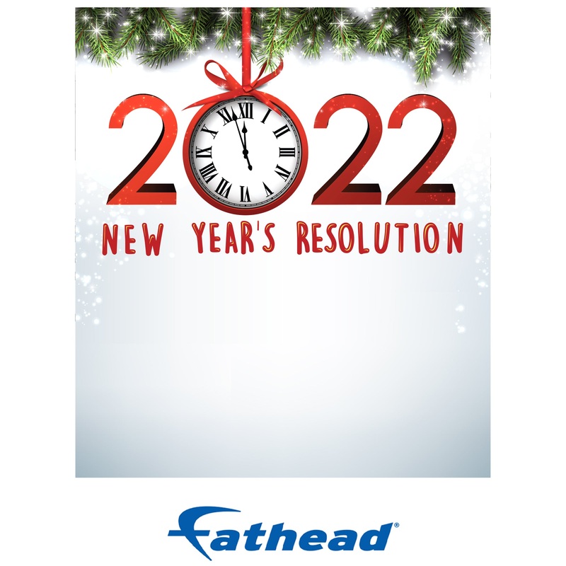 New Year: Time is Passing Dry Erase – Removable Adhesive Decal