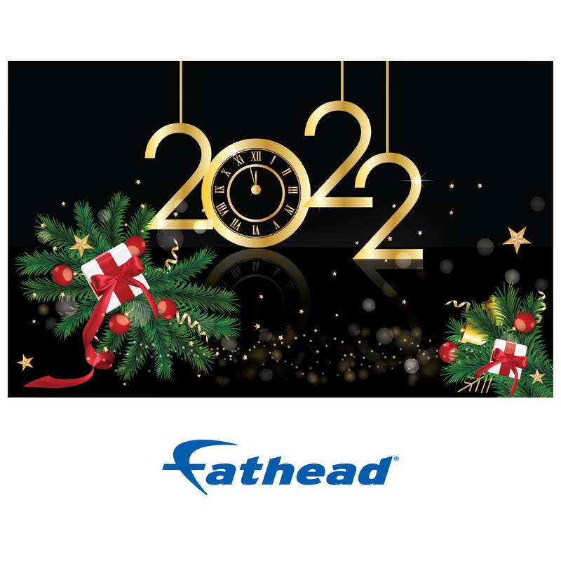 New Year: Timed Poster – Removable Adhesive Decal