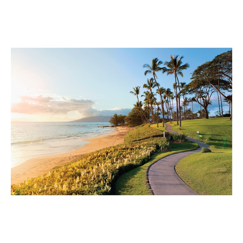 Popular Landmarks: Hawaii Realistic Poster – Removable Adhesive Decal