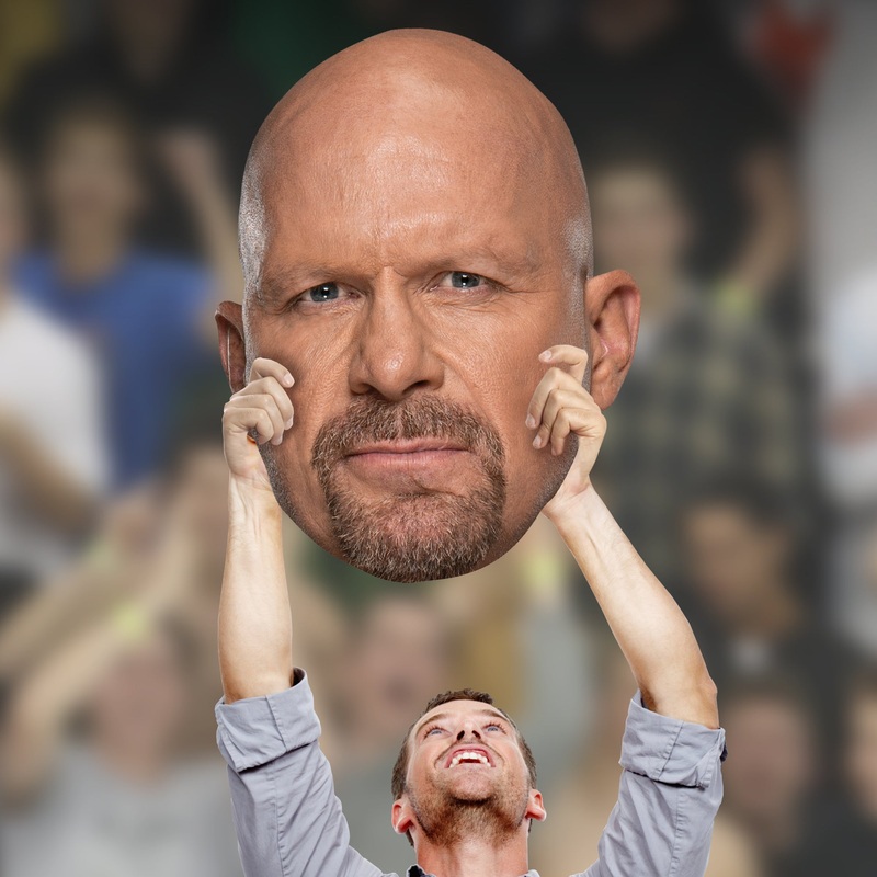 Stone Cold Steve Austin – Big Head – Official WWE – WWE – Foam Core Cutout