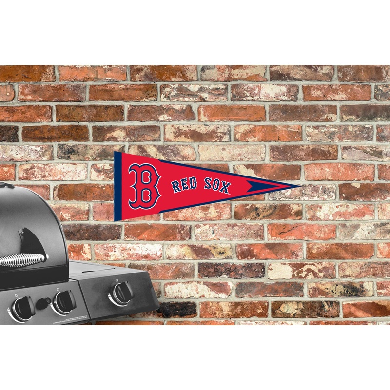 Boston Red Sox – Pennant – Outdoor Wall Decal – Official MLB – Scratch Resistant Alumigraphics Smooth