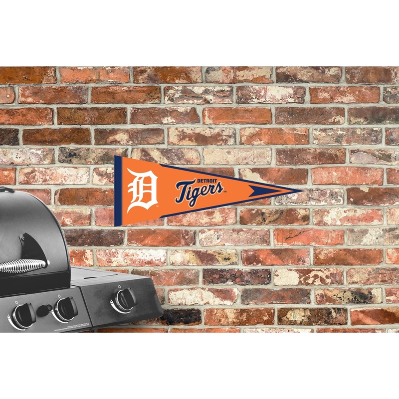 Detroit Tigers – Pennant – Outdoor Wall Decal – Official MLB – Scratch Resistant Alumigraphics Smooth
