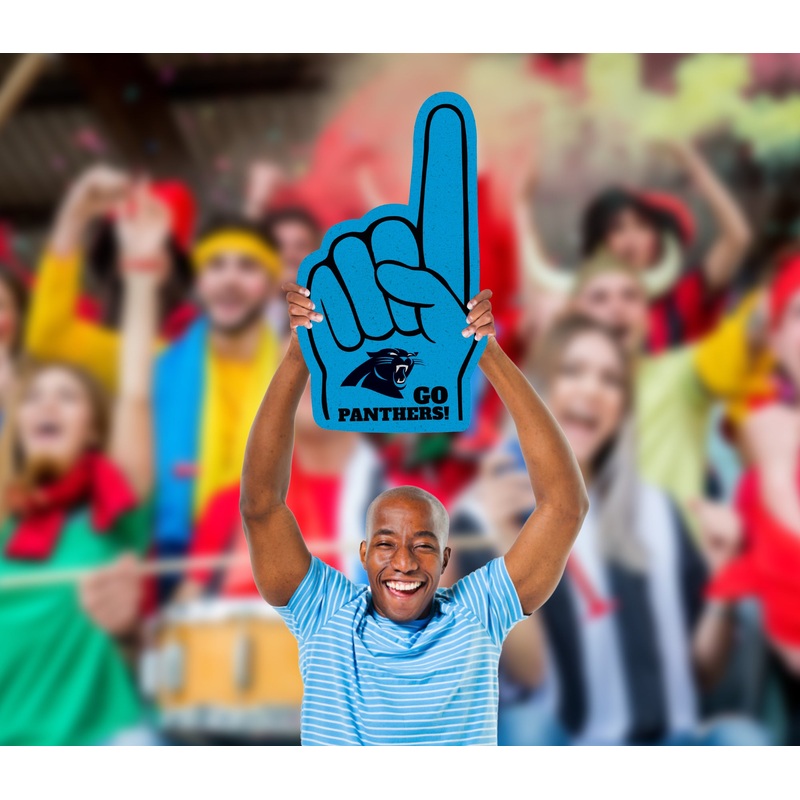 Foam Finger – Big Head – Official NFL – Carolina Panthers – Foam Core Cutout