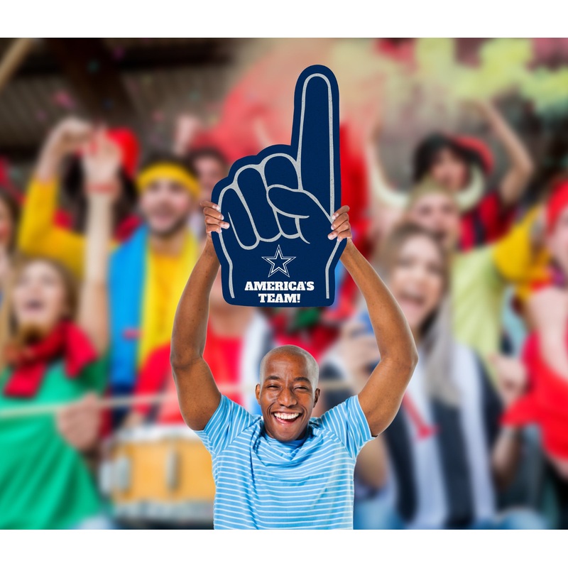 Foam Finger – Big Head – Official NFL – Dallas Cowboys – Foam Core Cutout