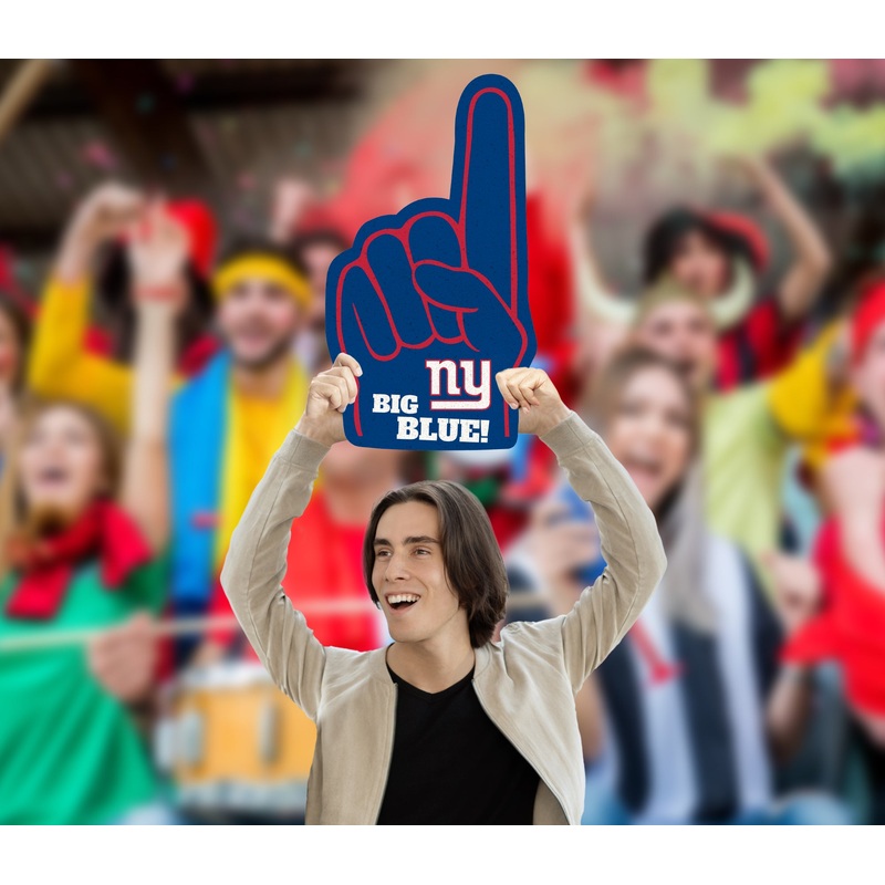 Foam Finger – Big Head – Official NFL – New York Giants – Foam Core Cutout