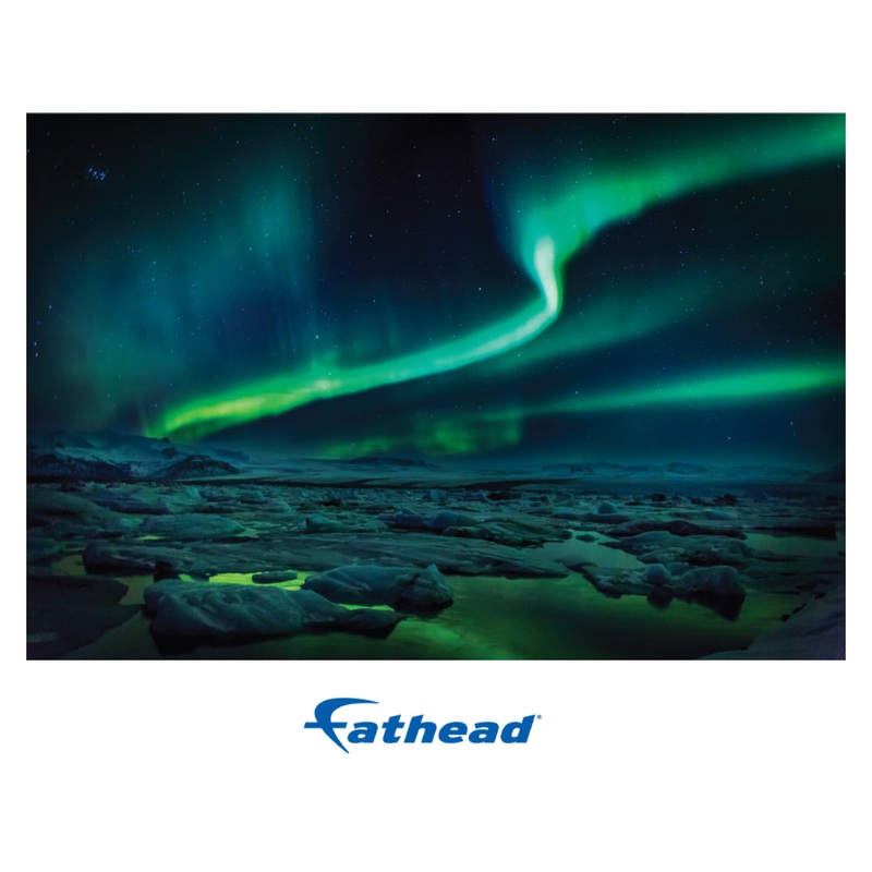 Generic Scenery: Aurora Borealis Poster – Removable Adhesive Decal